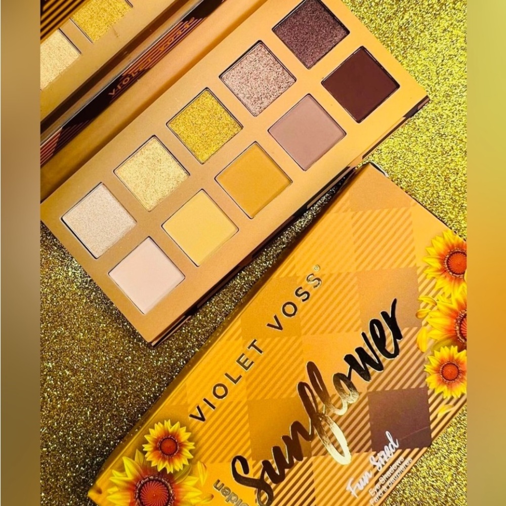 New Violet Voss Cosmetics “Golden Sunflower” Eyeshadow Palette. New